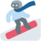Snowboarder - Medium Black emoji on Twitter